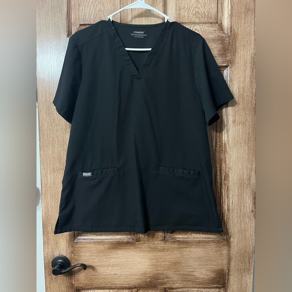 Black Scrub Top